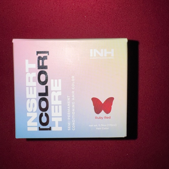 Intense Red Semi-Permanent Hair Color by Insert Color Here - Picture 2 of 3